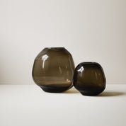 PEBBLE Vas Large Ø28, Brun
