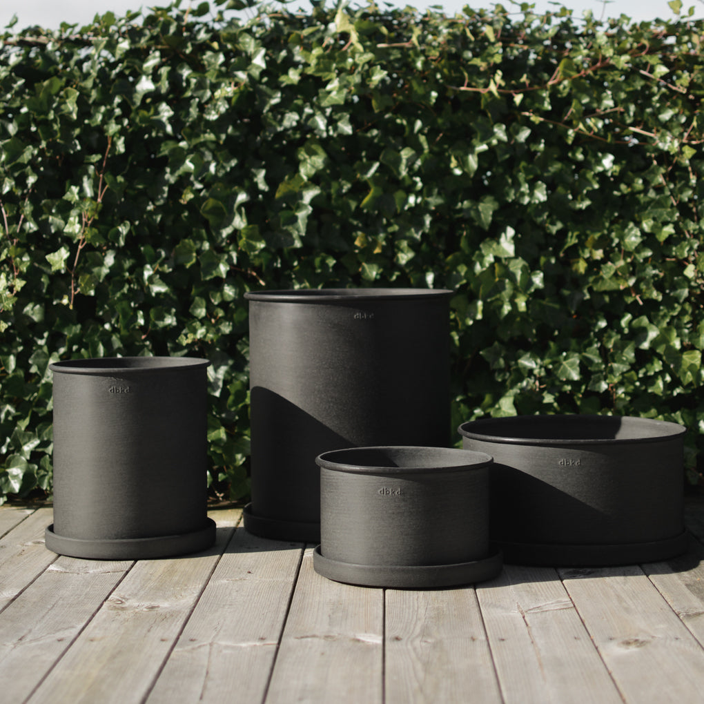 PLANT BOWL Kruka 2-Pack, Svart