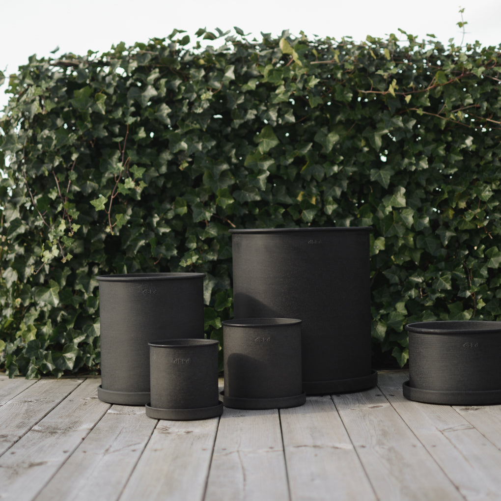 PLANT POT Kruka large 2-pack, svart