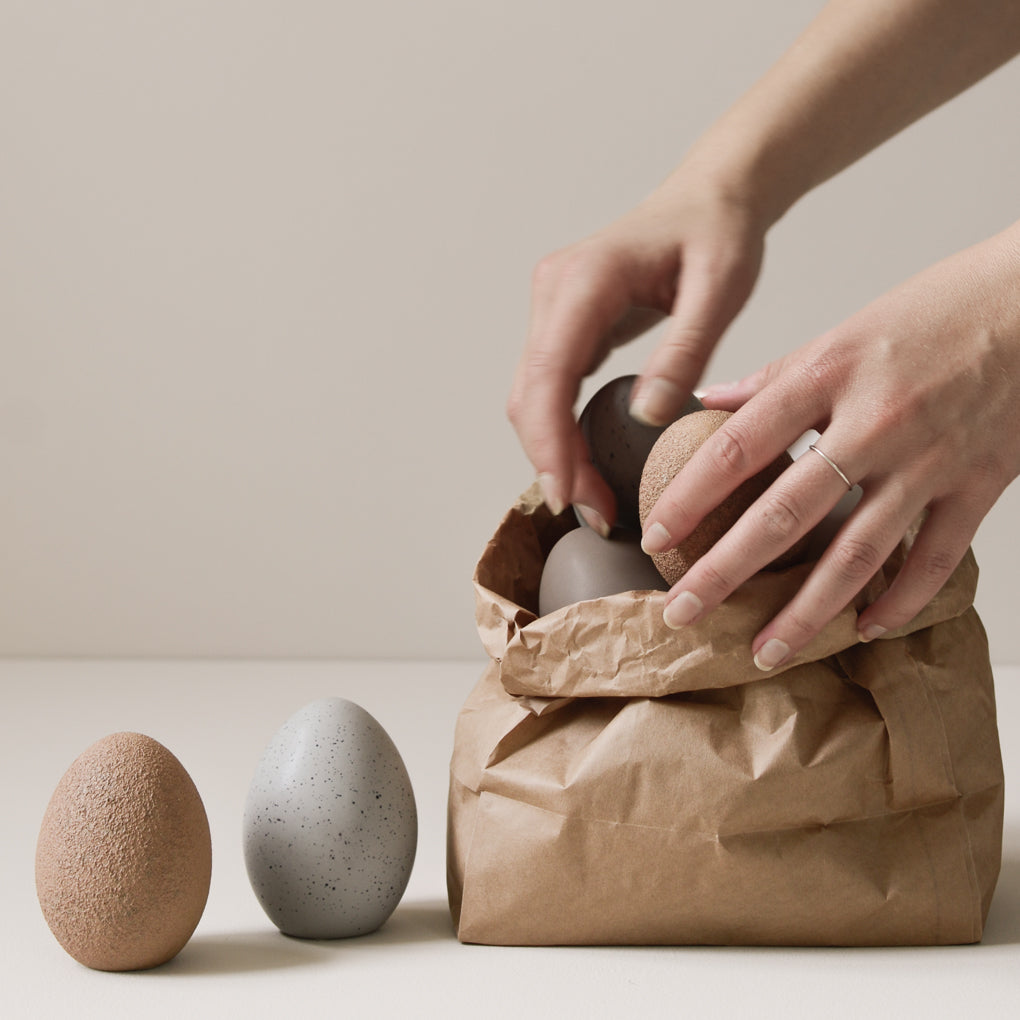 STANDING EGG Påskdekoration, mole dot
