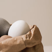 STANDING EGG Påskdekoration, Vit