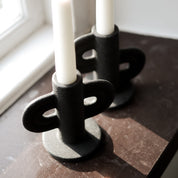 SWIRL Slide Ljusstake, black