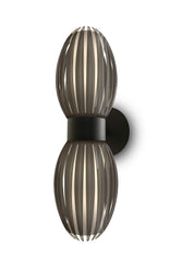 Vägglampa Tentacle Duo svart/rökfärgad