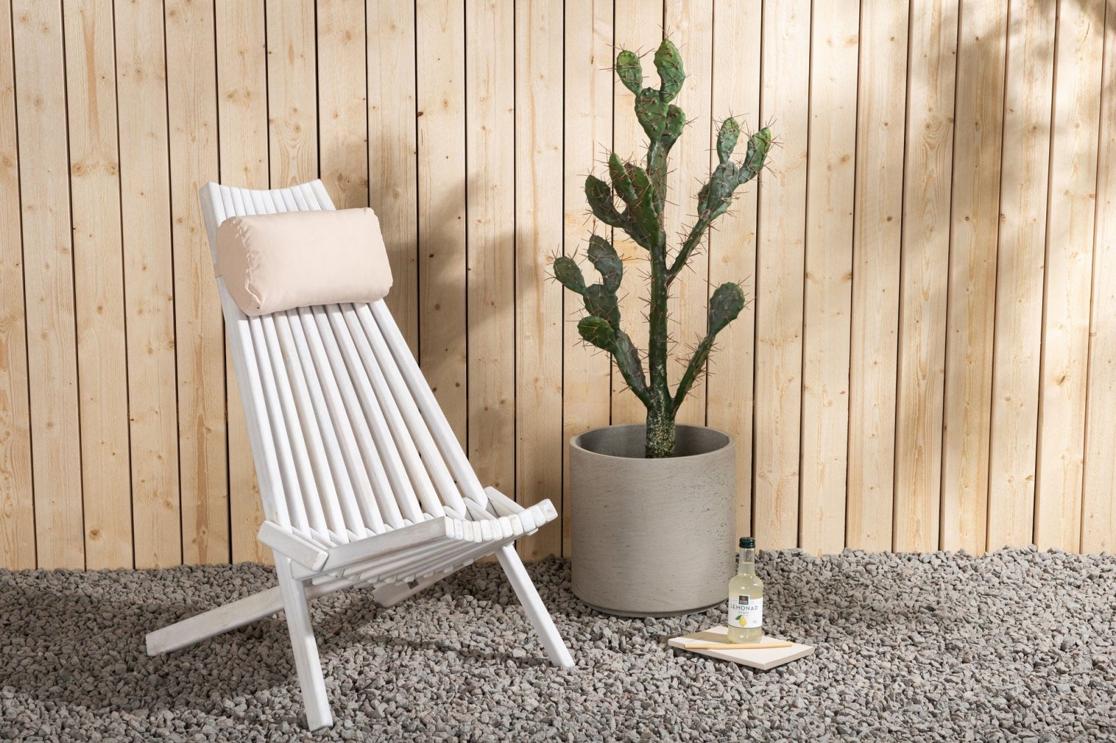 Venture Home Asta Loungestol, Vitputsad - Azalea Home
