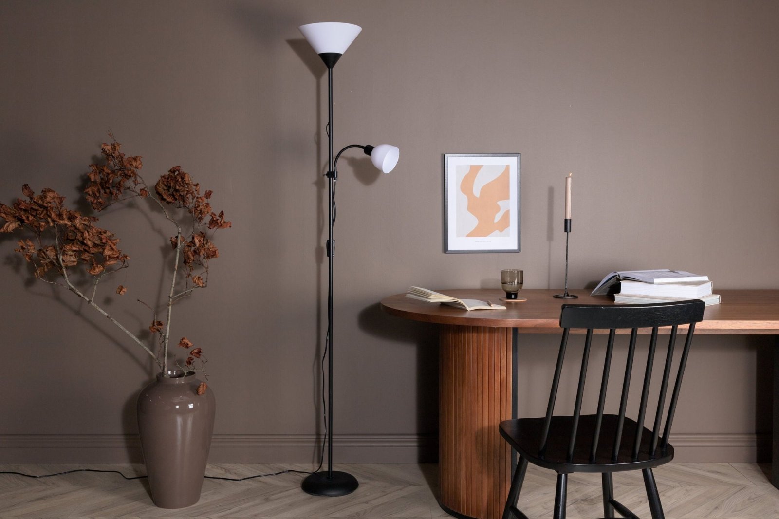 Venture Home Bagasi Golvlampa, Svart - Azalea Home