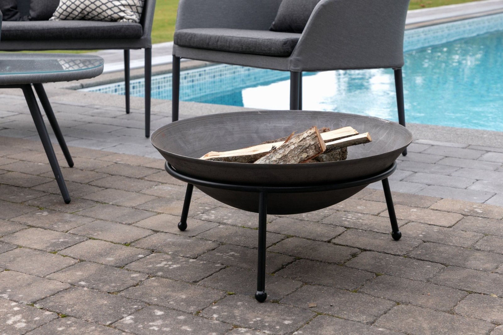 Venture Home Bastian Eldfat ø60, Svart - Azalea Home