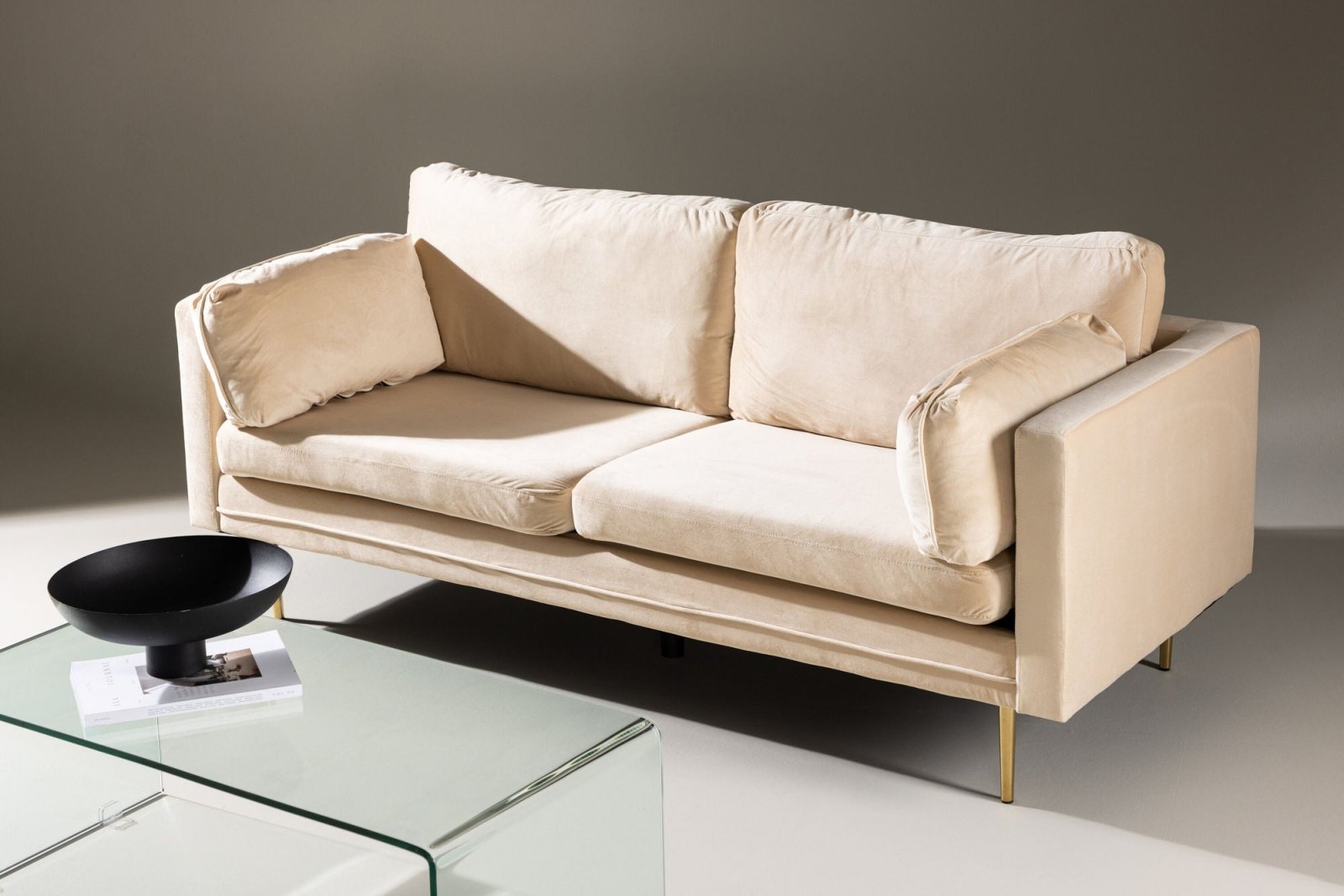 Venture Home Boom 3 - sits soffa, Beige - Azalea Home