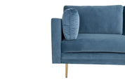 Venture Home Boom 3 - sits soffa, Blå - Azalea Home