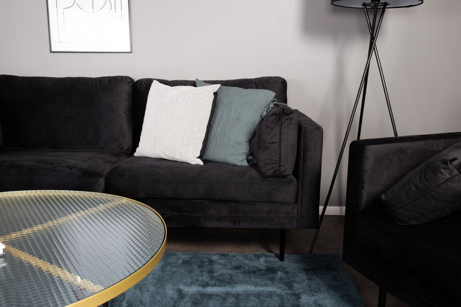 Venture Home Boom 3 - sits soffa, Svart - Azalea Home