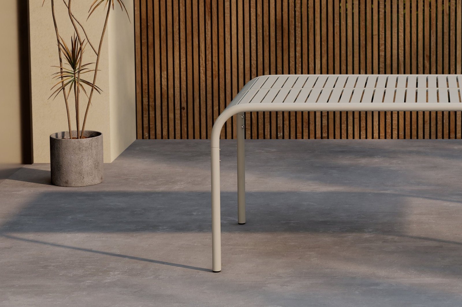 Venture Home Borneo Trädgårdsbord 200x100, Beige - Azalea Home