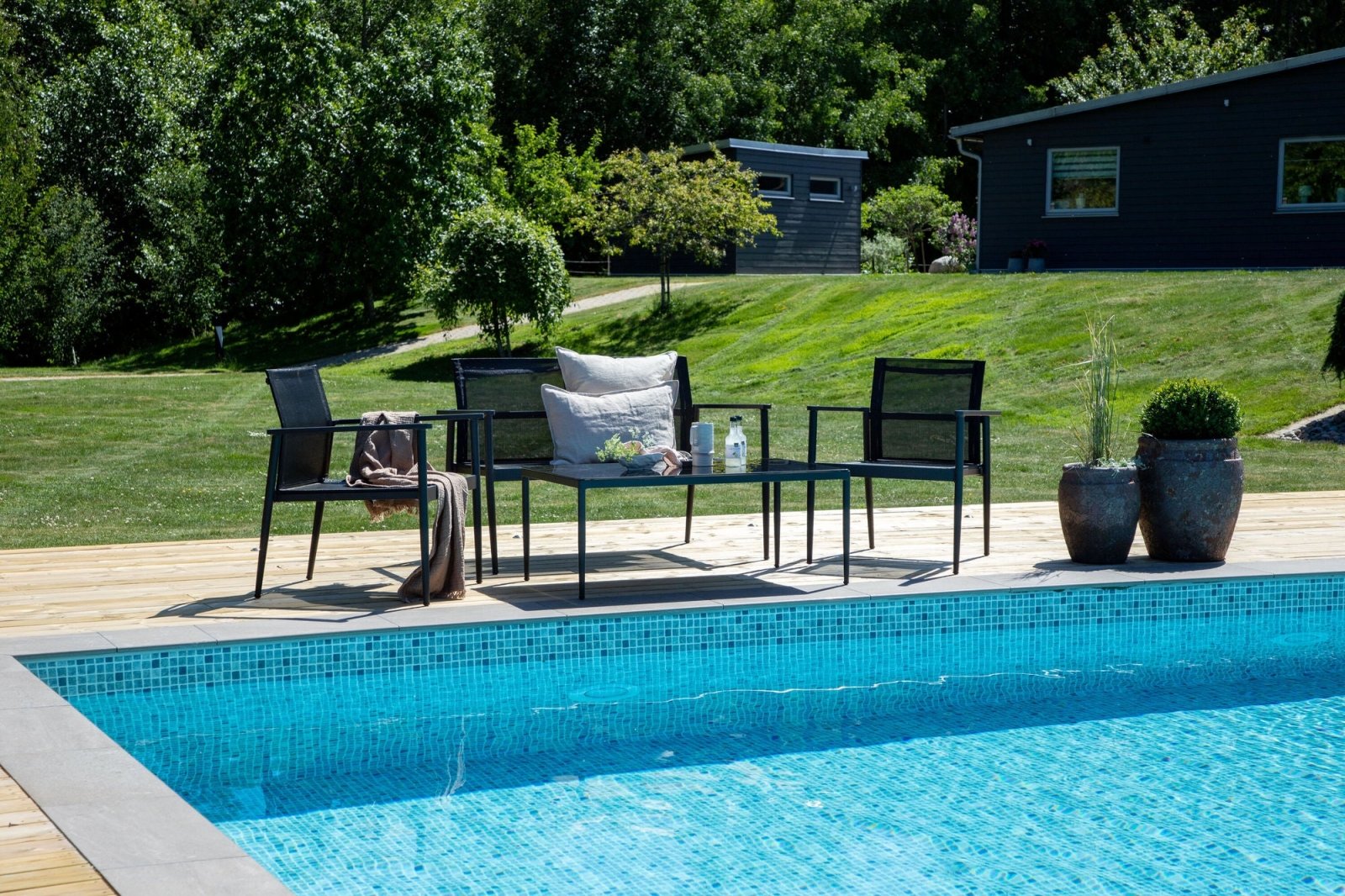 Venture Home Break Loungegrupp Utomhus, Svart - Azalea Home