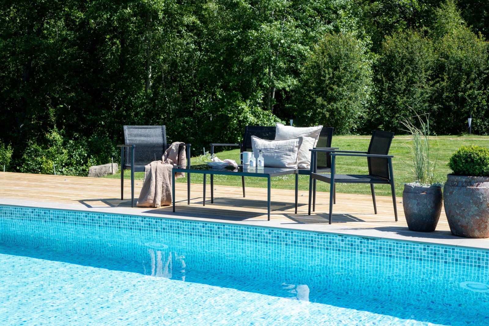 Venture Home Break Loungegrupp Utomhus, Svart - Azalea Home