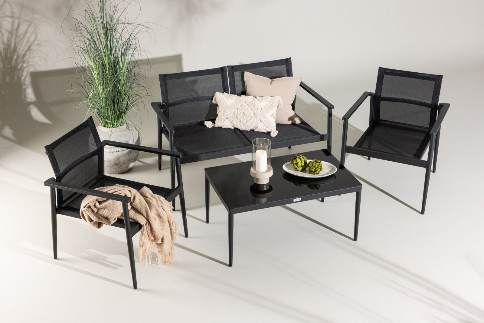 Venture Home Break Loungegrupp Utomhus, Svart - Azalea Home