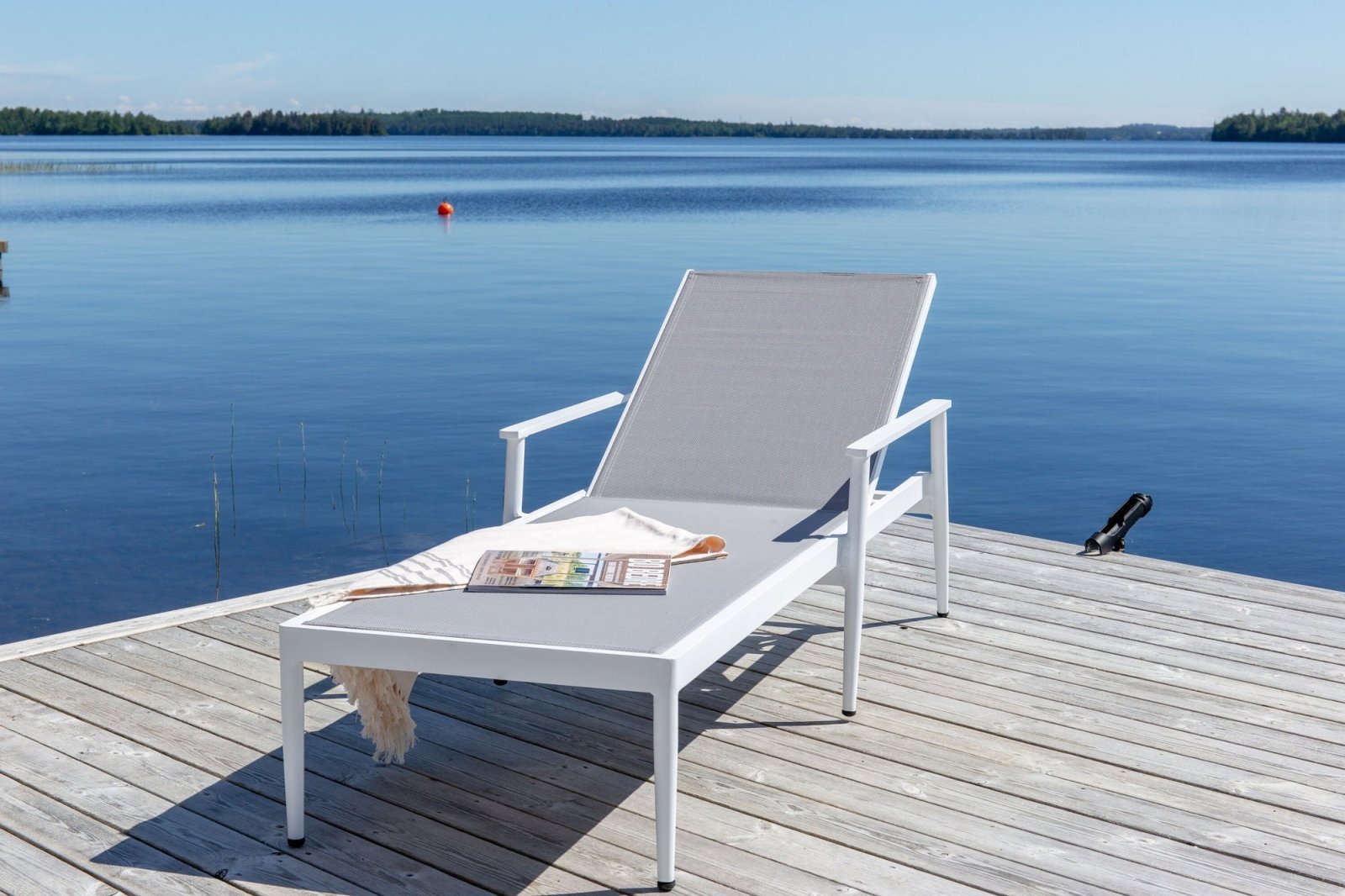 Venture Home Break Solstol 2 - Pack, Vit - Azalea Home