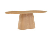Venture Home Castor Ovalt matbord 200 x 90, Natur - Azalea Home
