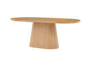 Venture Home Castor Ovalt matbord 200 x 90, Natur - Azalea Home