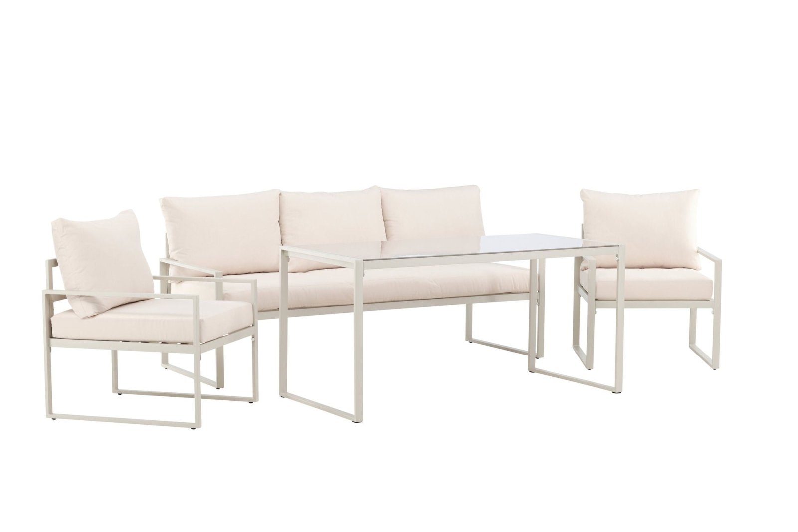 Venture Home Catania Soffgrupp utomhus, Beige - Azalea Home