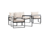 Venture Home Catania Soffgrupp utomhus, Svart / Beige - Azalea Home