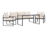 Venture Home Catania Soffgrupp utomhus, Svart / Beige - Azalea Home
