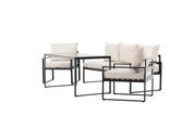 Venture Home Catania Soffgrupp utomhus, Svart / Beige - Azalea Home