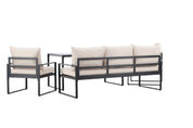 Venture Home Catania Soffgrupp utomhus, Svart / Beige - Azalea Home
