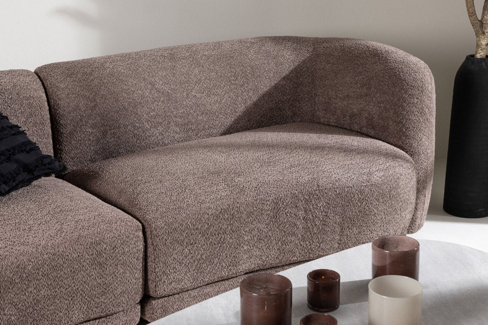 Venture Home Cielo 3 - sits soffa, Brun - Azalea Home
