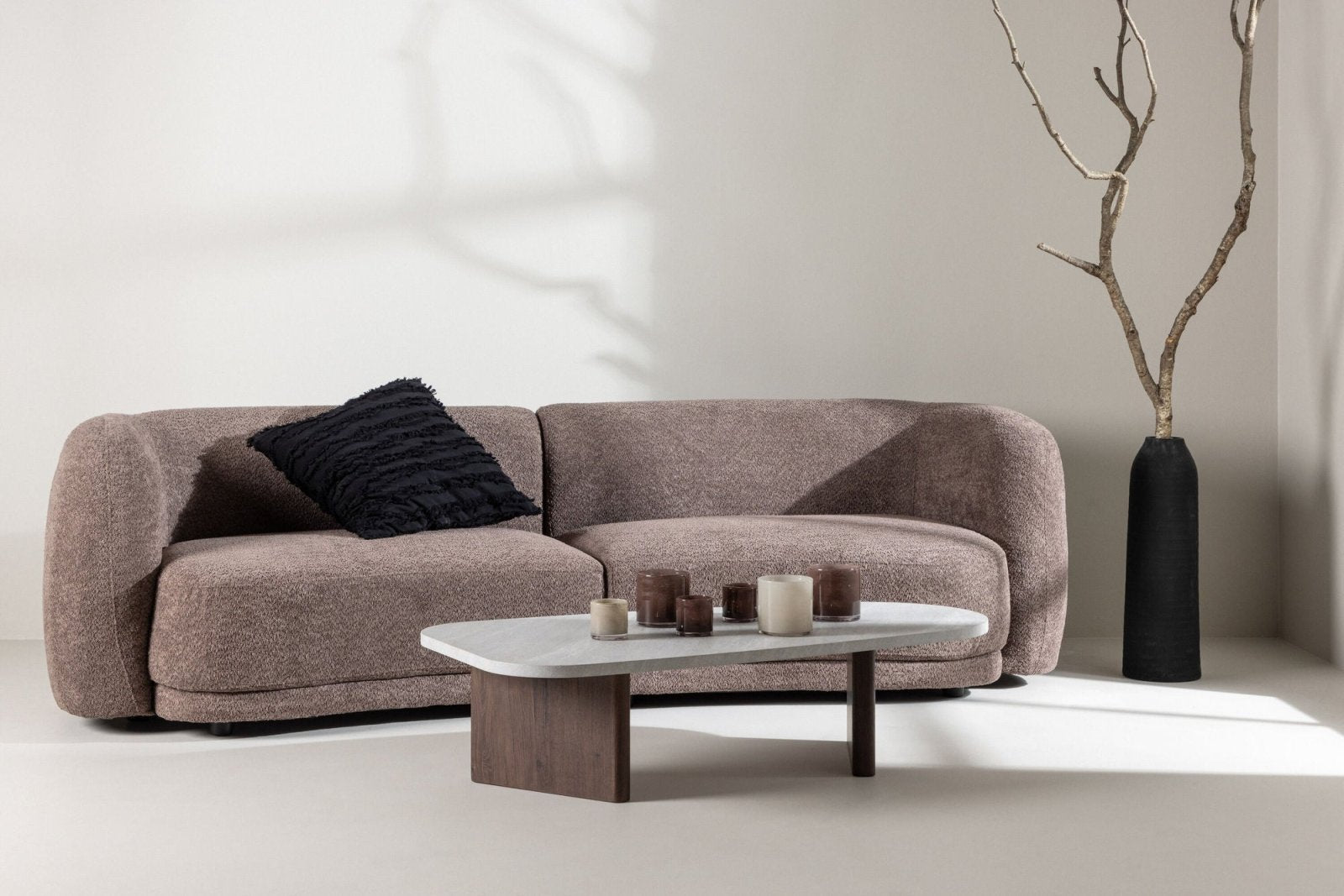 Venture Home Cielo 3 - sits soffa, Brun - Azalea Home