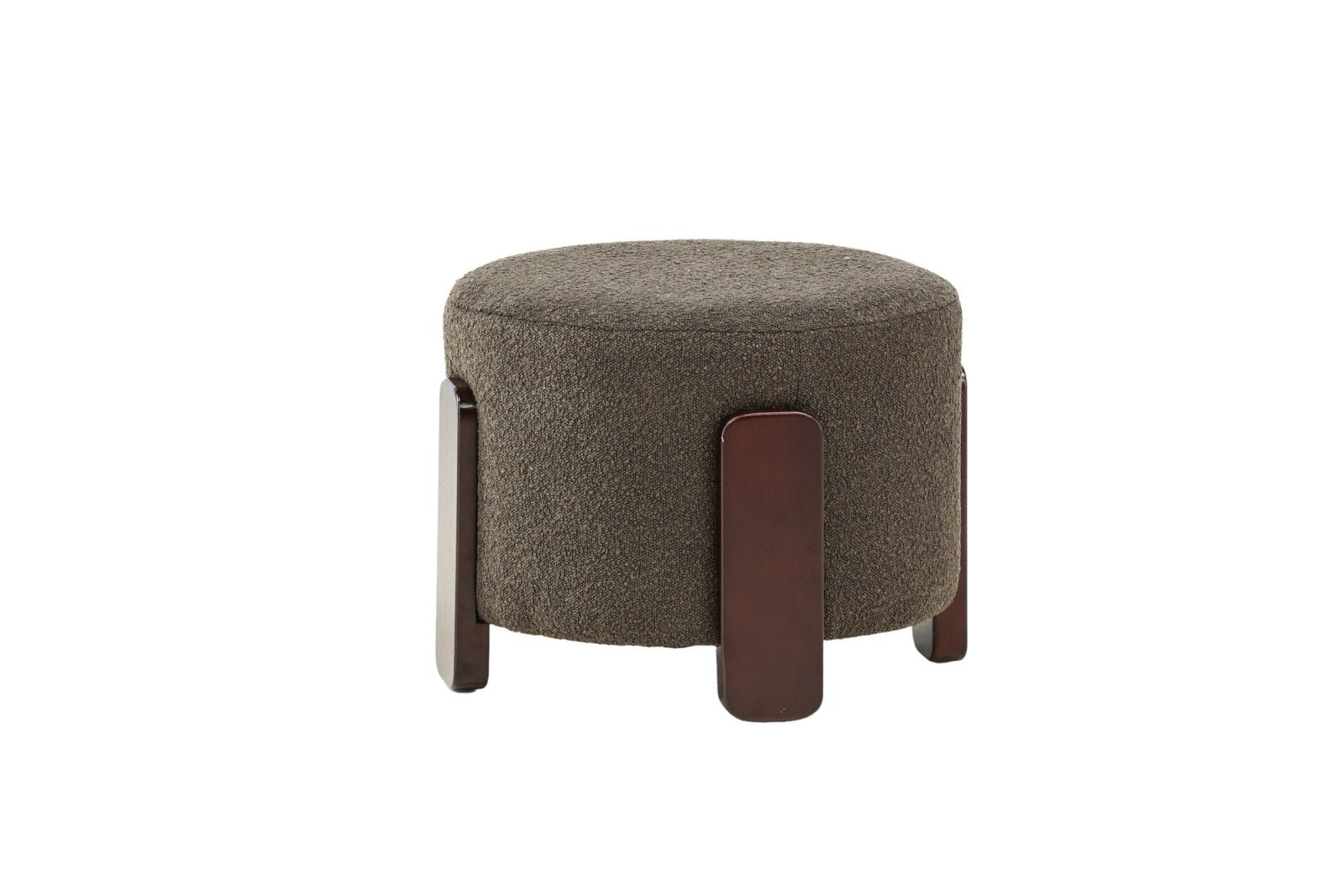 Venture Home Coffey Sittpuff ø50, Mörkgrå - Azalea Home