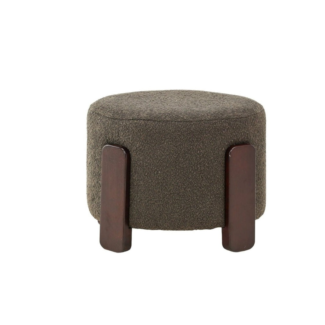 Venture Home Coffey Sittpuff ø50, Mörkgrå - Azalea Home