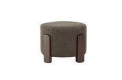 Venture Home Coffey Sittpuff ø50, Mörkgrå - Azalea Home