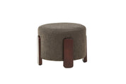 Venture Home Coffey Sittpuff ø50, Mörkgrå - Azalea Home