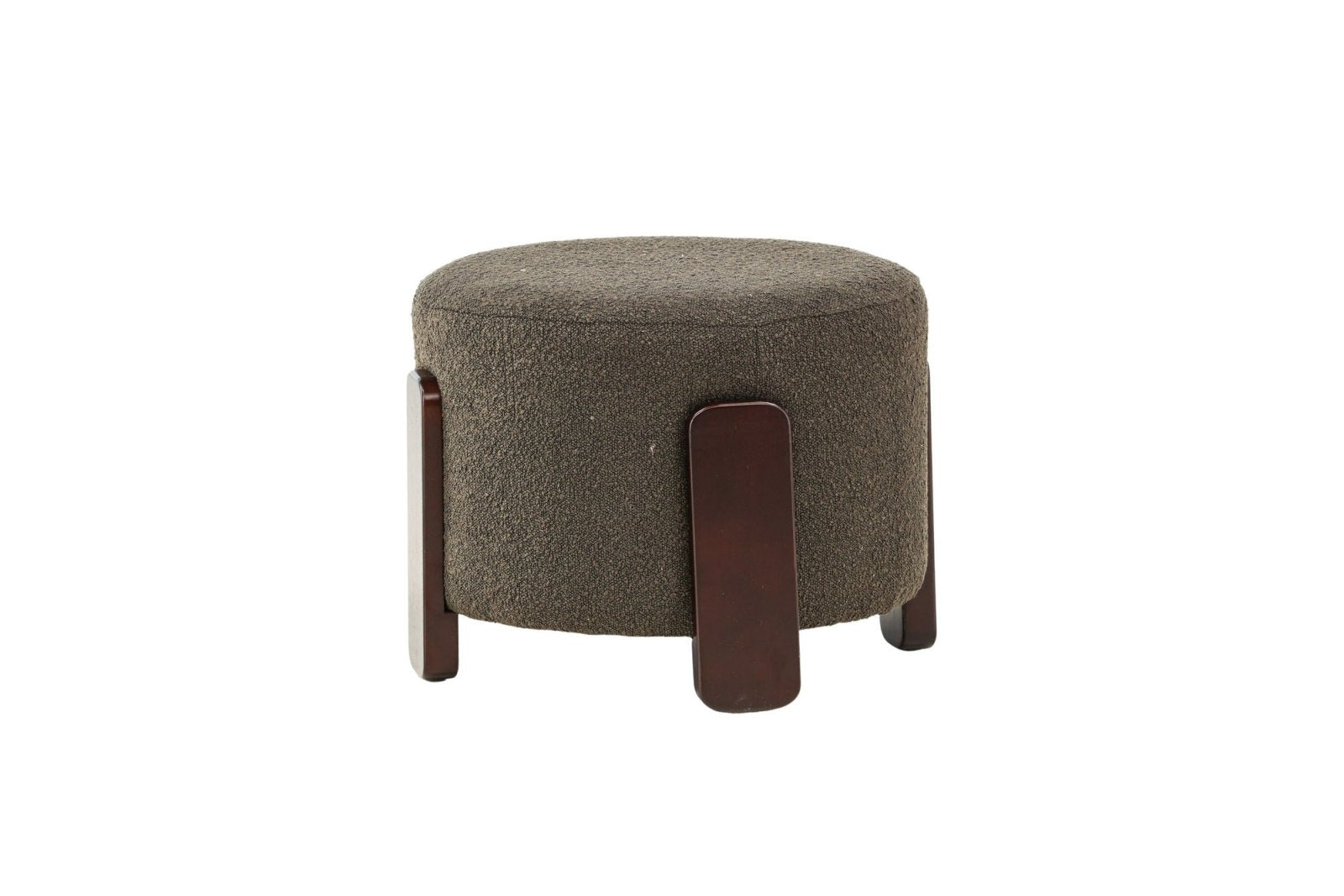 Venture Home Coffey Sittpuff ø50, Mörkgrå - Azalea Home