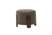 Venture Home Coffey Sittpuff ø50, Mörkgrå - Azalea Home