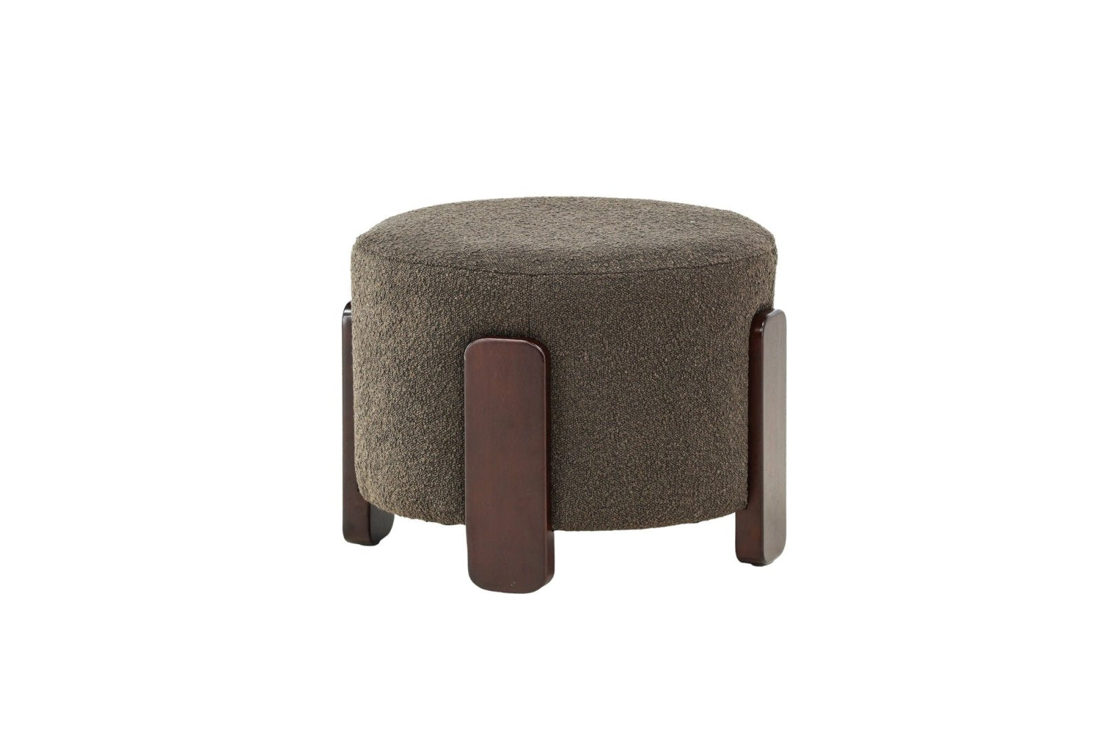 Venture Home Coffey Sittpuff ø50, Mörkgrå - Azalea Home