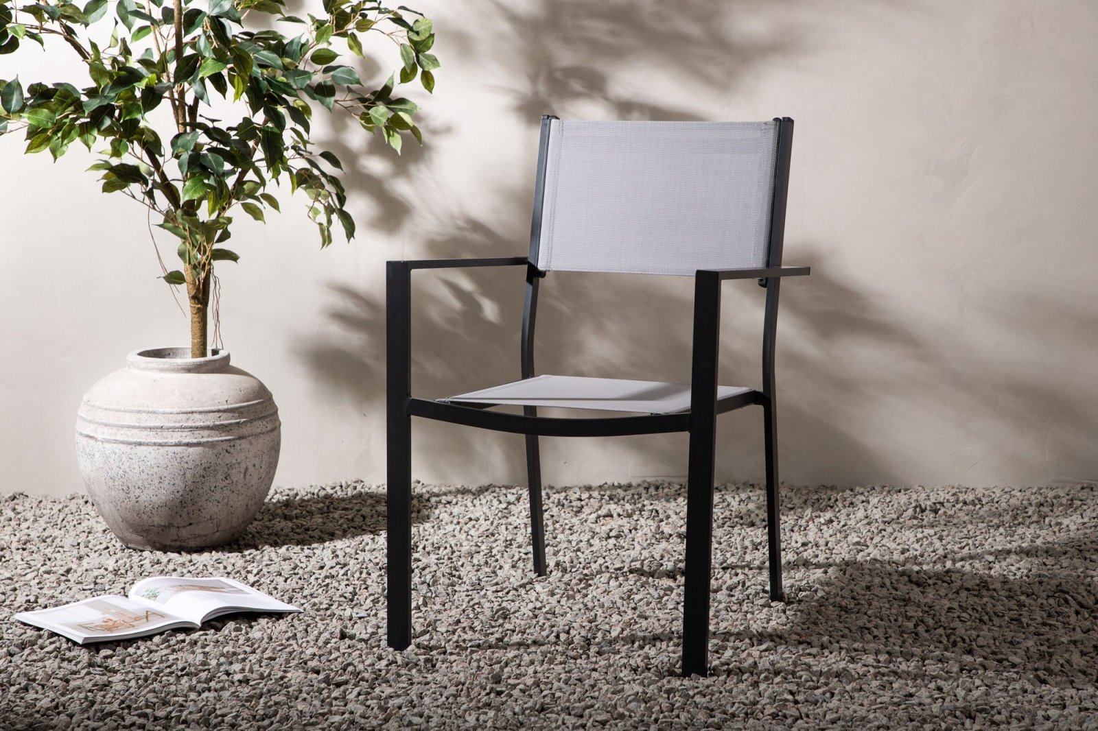 Venture Home Copacabana Trädgårdsstol 2 - Pack, Grå - Azalea Home