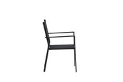 Venture Home Copacabana Trädgårdsstol 2 - Pack, Svart - Azalea Home