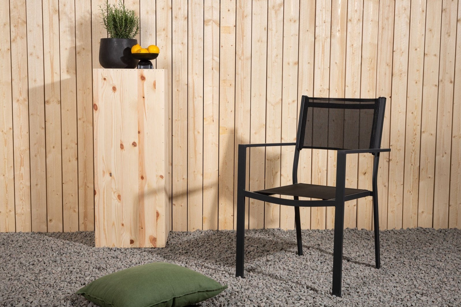 Venture Home Copacabana Trädgårdsstol 2 - Pack, Svart - Azalea Home