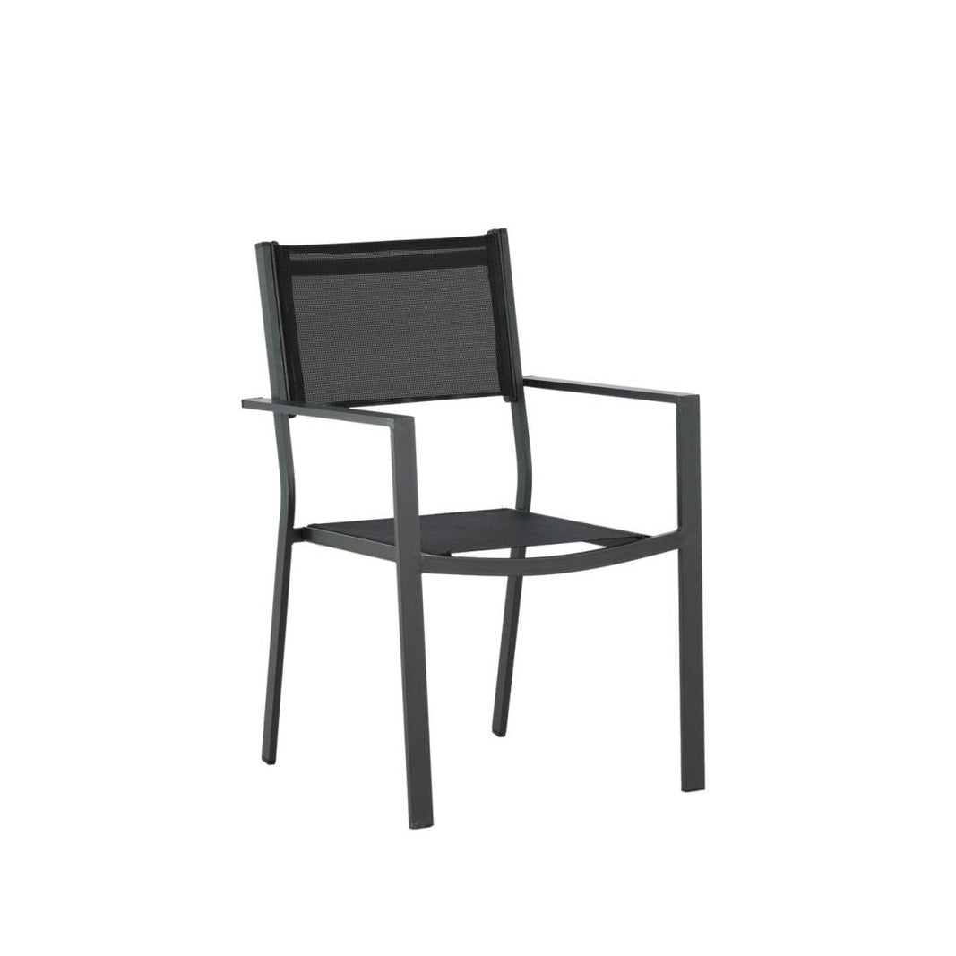 Venture Home Copacabana Trädgårdsstol 2 - Pack, Svart - Azalea Home