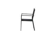 Venture Home Copacabana Trädgårdsstol 2 - Pack, Svart - Azalea Home