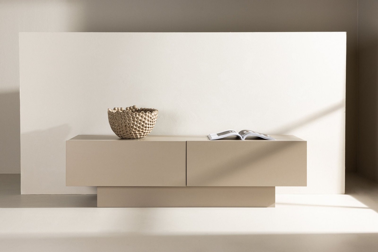Venture Home Cuenca TV - bänk 160 x 45, Beige - Azalea Home
