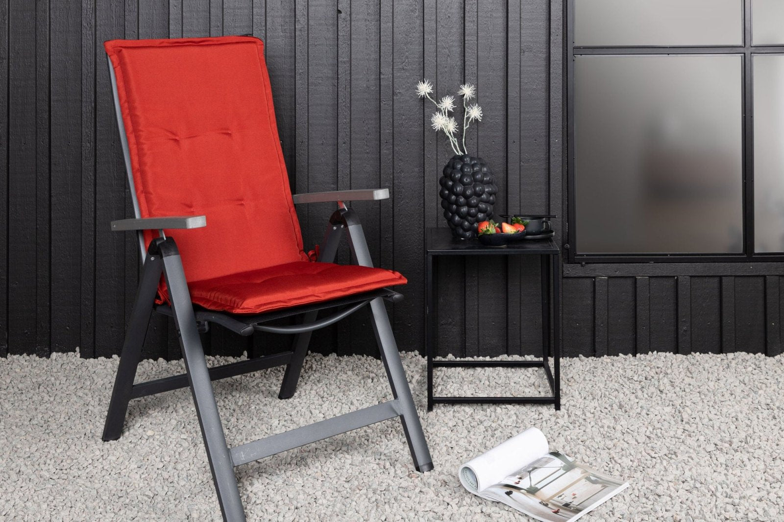 ryggdyna 6 - Pack, Röd - Azalea Home