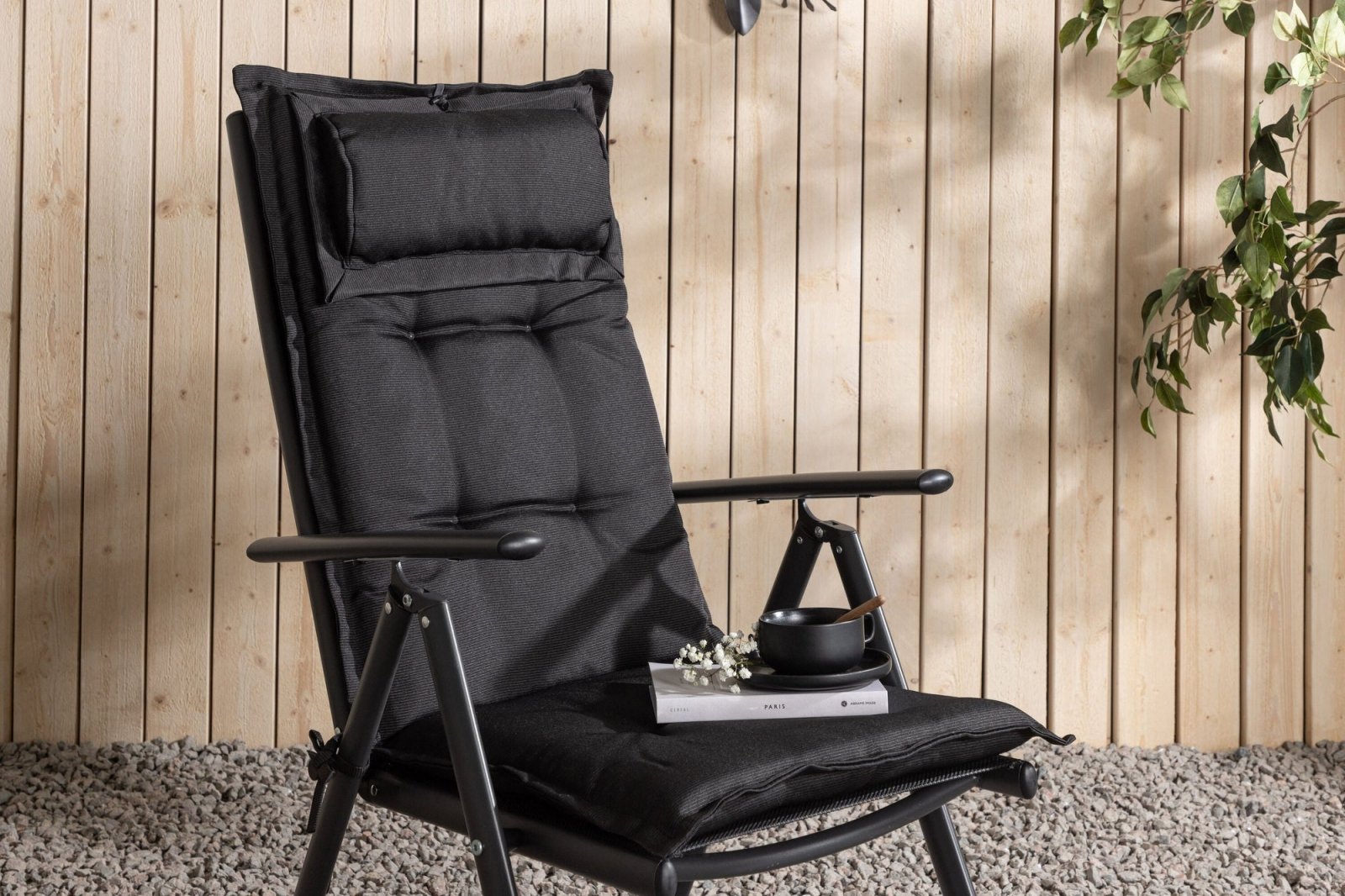 ryggdyna 6 - Pack, Svart - Azalea Home