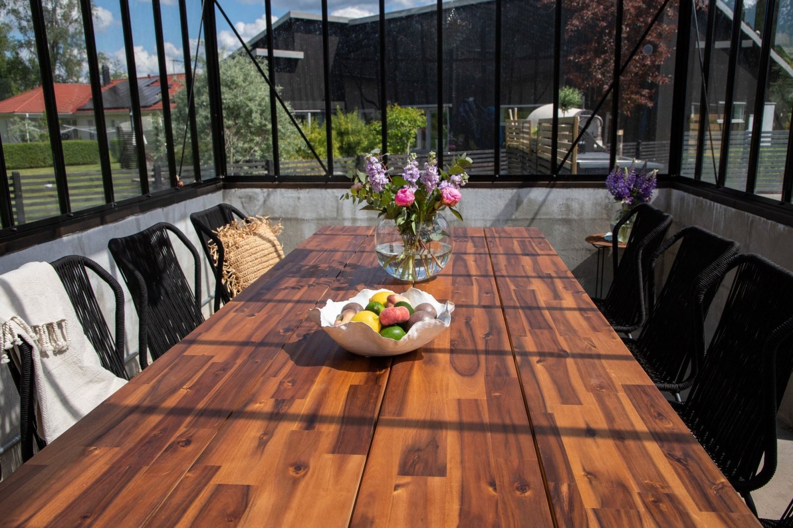 Venture Home Doory Trädgårdsbord 250x100, Natur - Azalea Home