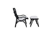 Venture Home Ella Loungestol, Svart - Azalea Home