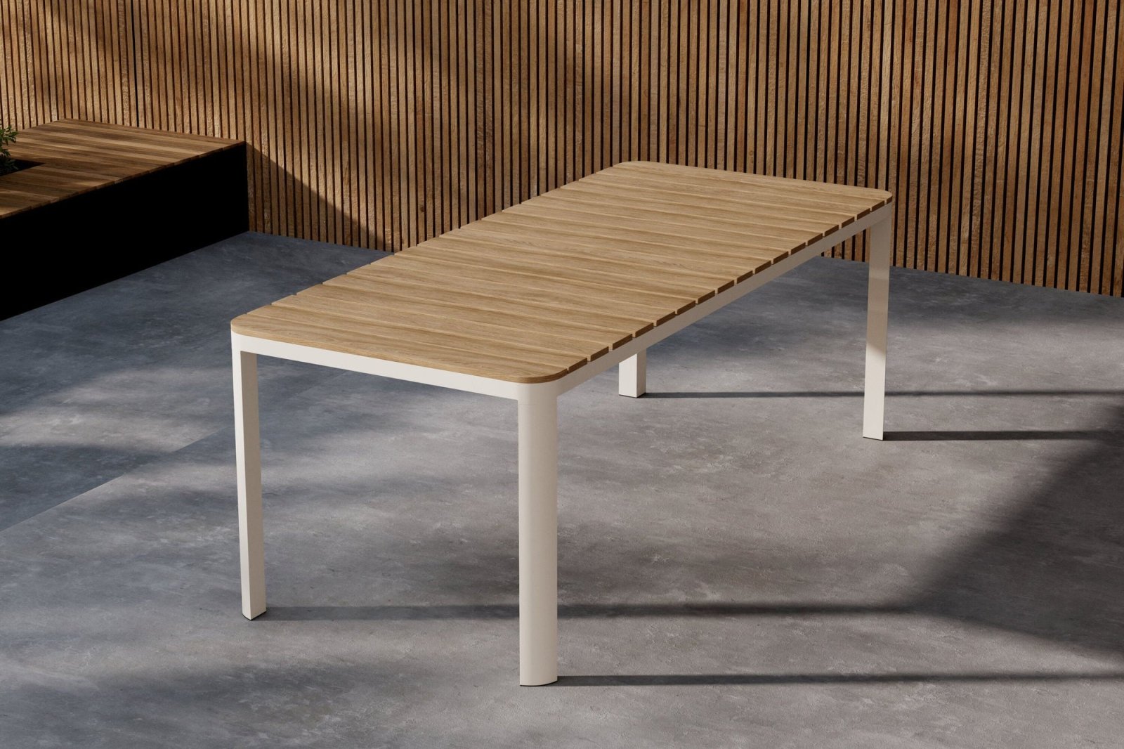 Venture Home Etna Trädgårdsbord 210x90, Beige - Azalea Home