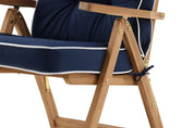 Venture Home Fura Sitt - /ryggdyna 3 - Pack, Blå - Azalea Home