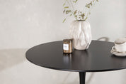 Venture Home Glade Runt matbord ø100, Svart - Azalea Home