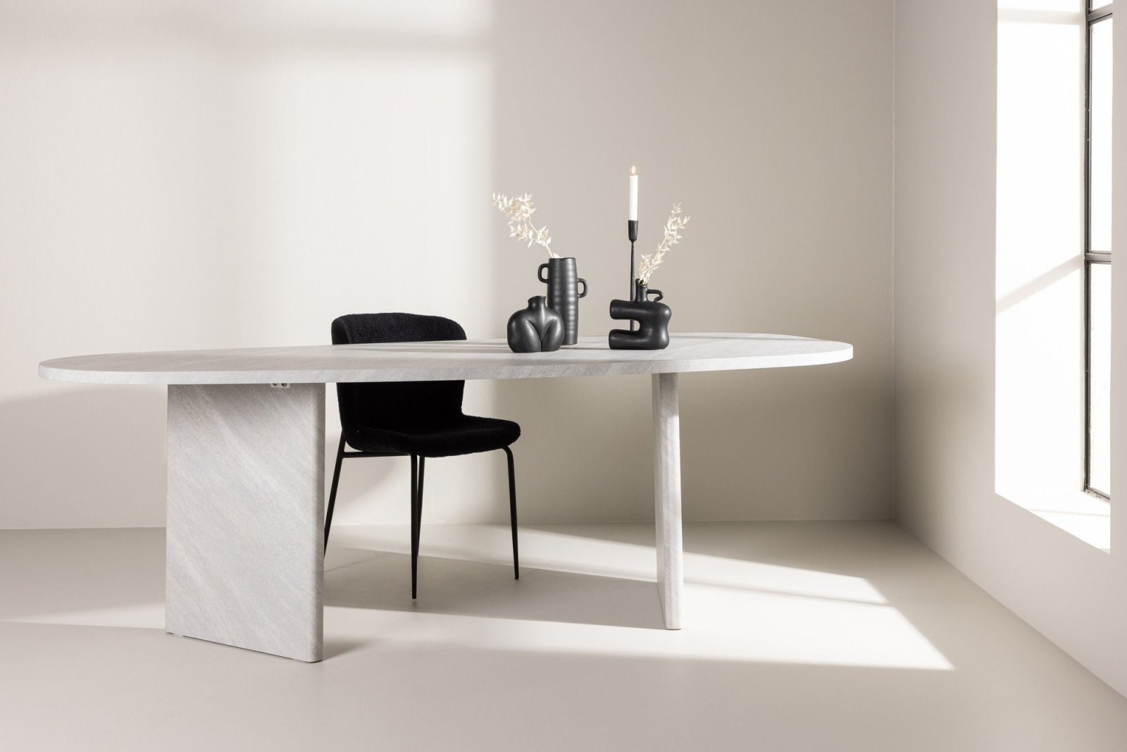 Venture Home Grönvik Matbord 100 x 220, Vit - Azalea Home