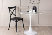 Venture Home Hamden Runt matbord ø80, Vit - Azalea Home