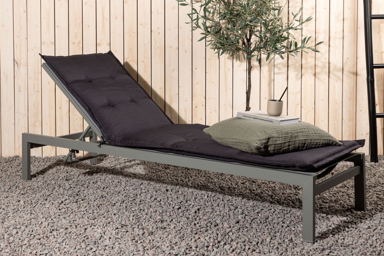 Venture Home Hanna Dyna till solsäng 60 x 193, Mörkgrå - Azalea Home